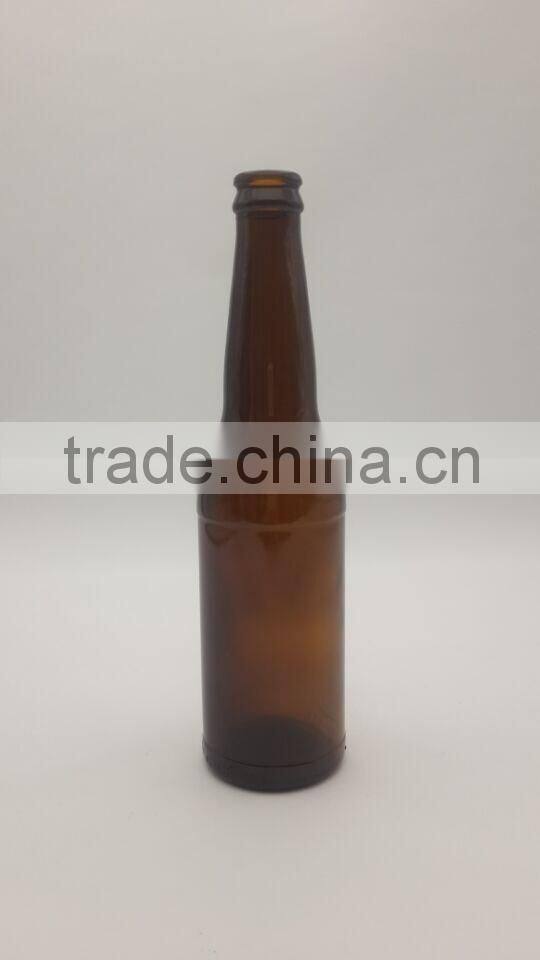 33CL CLEAR/AMBER EMPTY BOTTLE FOR BEER-KP GLASS