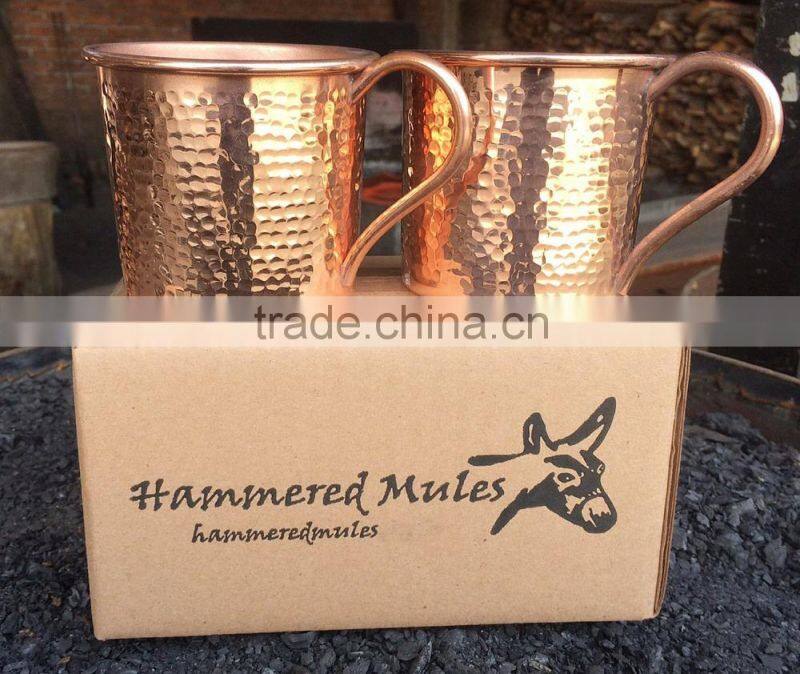 Manufacturer Moscow mule copper mug/Moscow mule copper Mugs /Solid Copper Mug/16 Onz Mug Pure 100% Copper