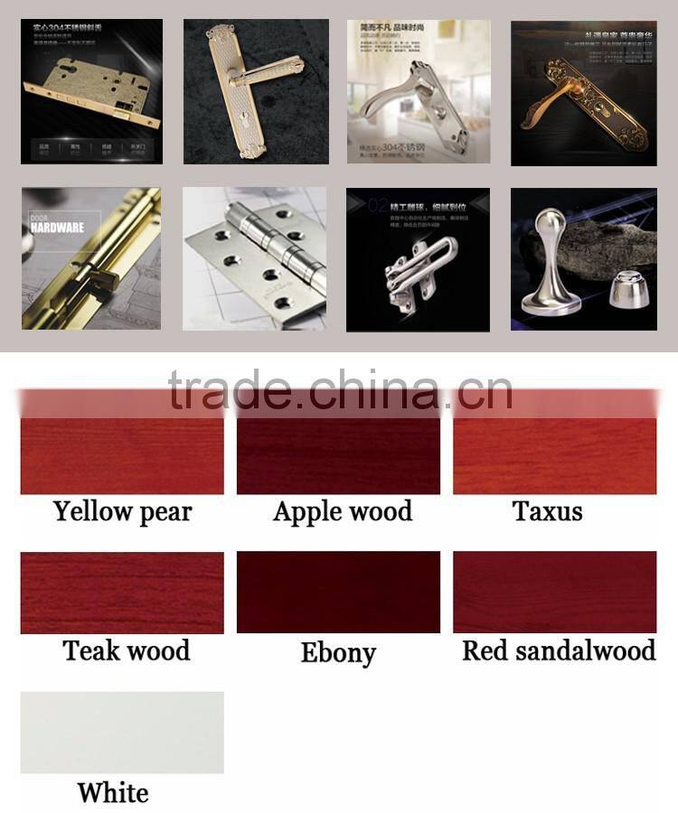 2016 Wholesale Interior Teak Wood Main Door Models and Solid Wood Door
