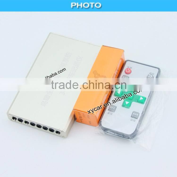 High definition 360 bird view car camera system with video recording and CCD quality XY-360