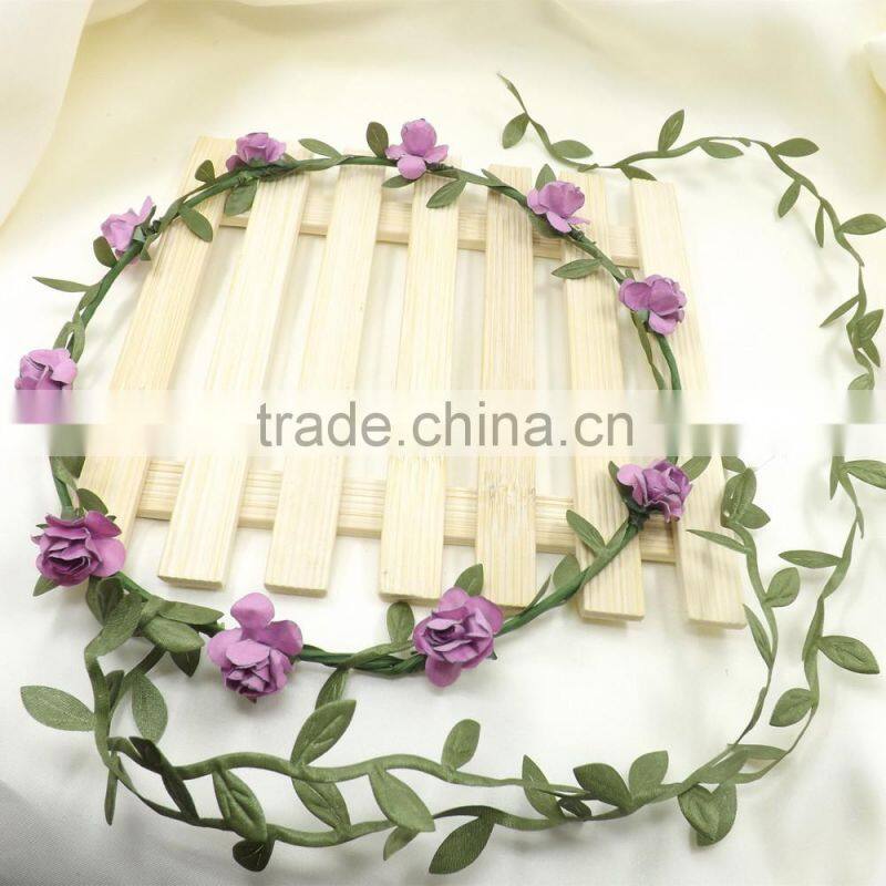 2015 Beautiful floral hairband headband, flower tiara, girls bride garland hairband