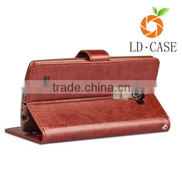 Blank Sublimation phone cases leather flip cover for LG G5