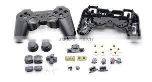 Full Housing Shell Case with Buttons for PS3 Wireless Controller (Black)