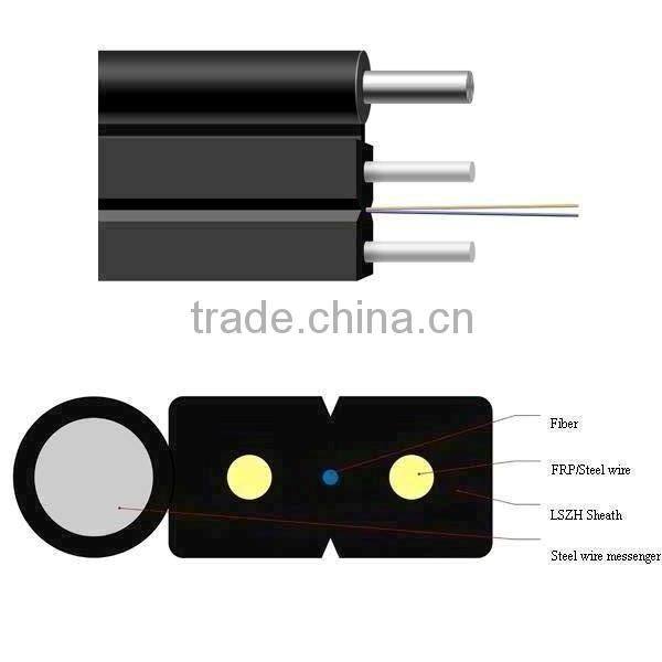 1 core G652D FTTH drop Fiber optic cable