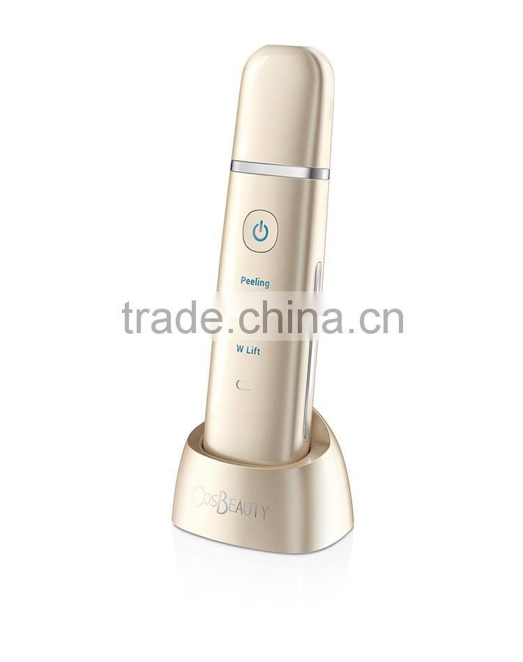 CosBeauty CB-025 High Freqnency anti aging Home Use Facial Exfoliator Ultrasonic derma skin scrubber