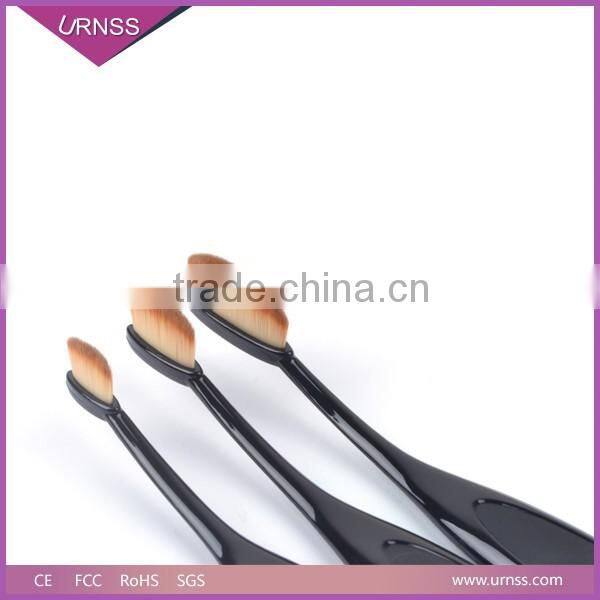 10pcs Oval Toothbrush Shaped Makeup Brushes Set