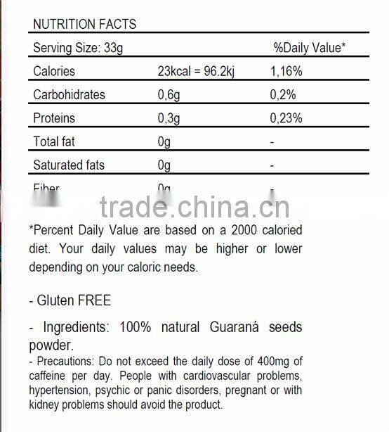 GUARANA SEEDS INSTANT POWDER 200g - GOLA GUARANA