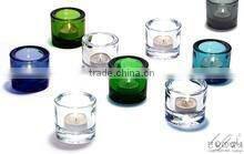 Christmas hot sale good quality glass candleholder