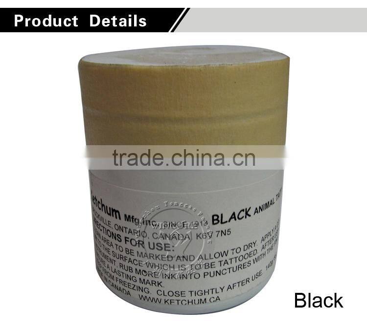 140g Black Animal Tattoo Ink for Poultry Animal Tattoo Ink