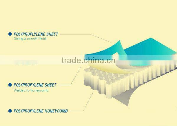 Plastic honeycomb mesh