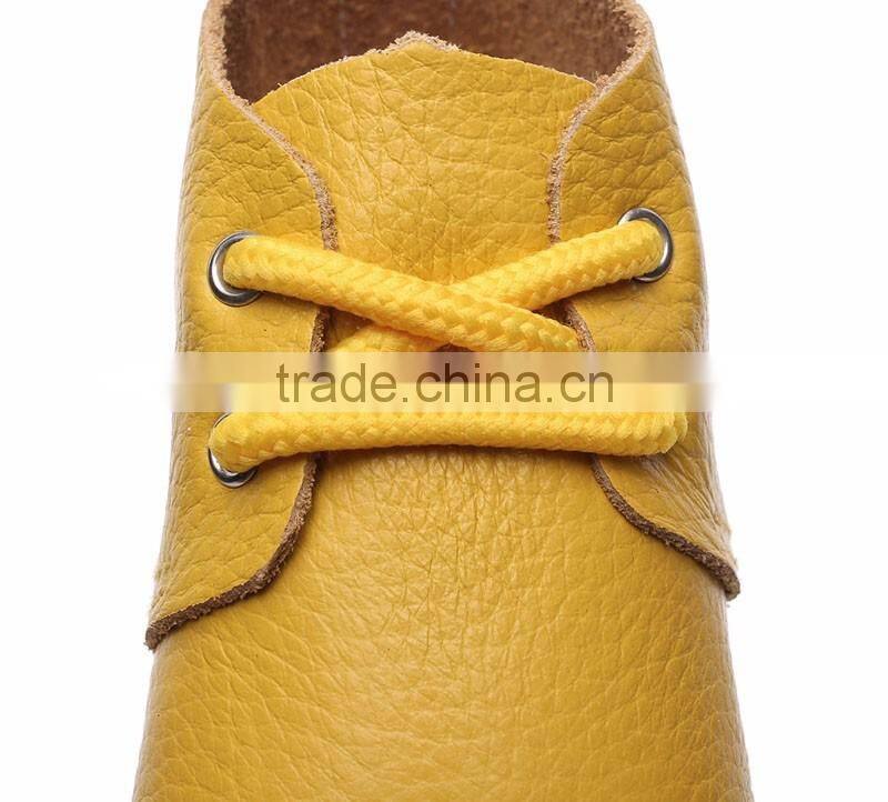 Top quality genuine leather baby oxford shoes wholesale soft sole baby shoe moccasins