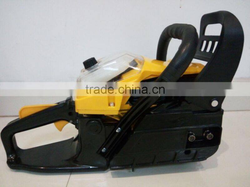 Professional 2.5kw 52cc yellow two stroke 5200 gasoline engine 5200 chainsaw