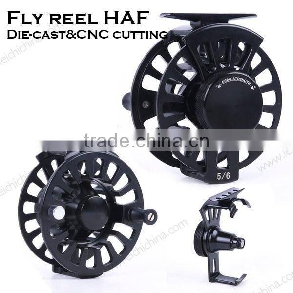 new exclusive cnc cutting die cast aluminum fly fishing reel
