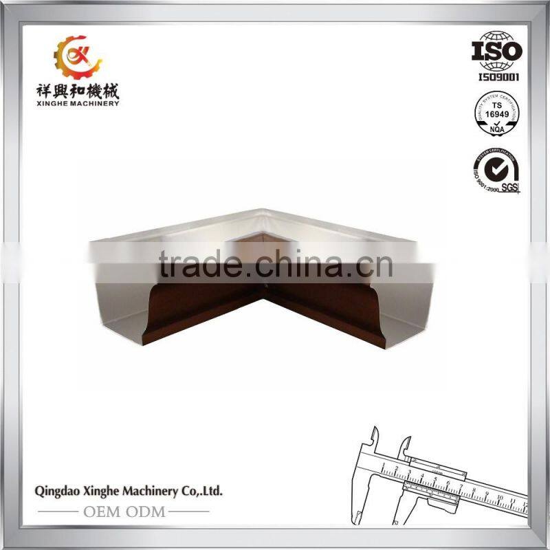 OEM parts manufacturing company sheet metal stamping parts brush aluminum gutter
