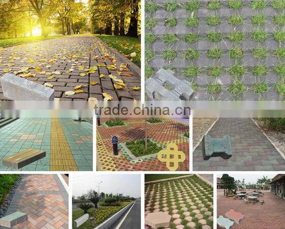 QT10-15C germany design automatic concrete interlock brick machine