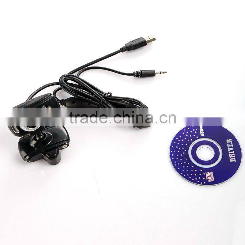 50M USB 2.0 Webcam 3 LED PC Camera HD Camera Web Cam MIC for Computer Laptop