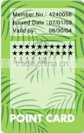 high quality plastic thermal graphic card/visual card