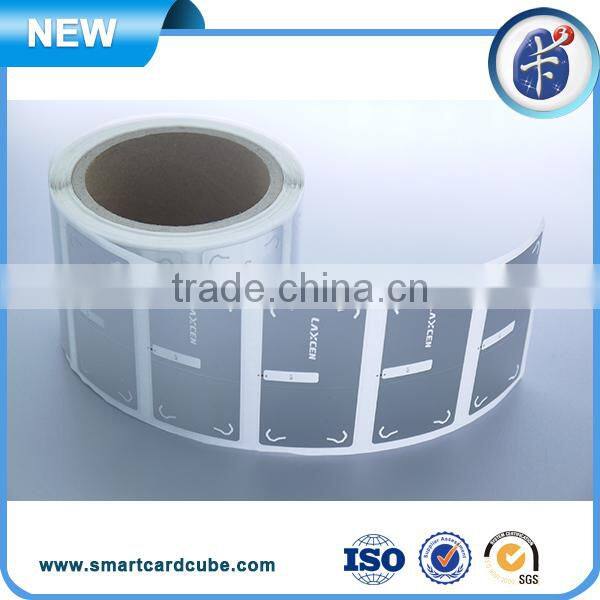 2015 high quality ISO14443A Iso 15693 self adhesive yoga mat custom label