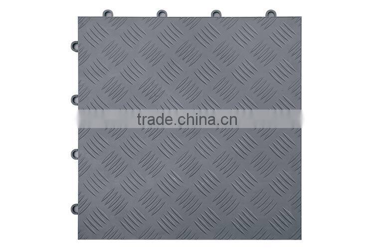PP copolymer DIY interlocking anti-slip Garage floor mat