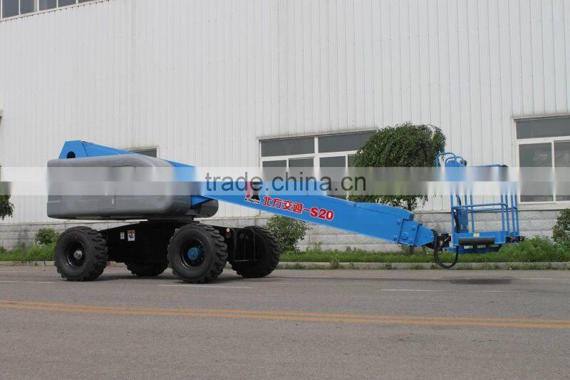 N. traffic 24m small telescopic aerial work platform (ZS24)