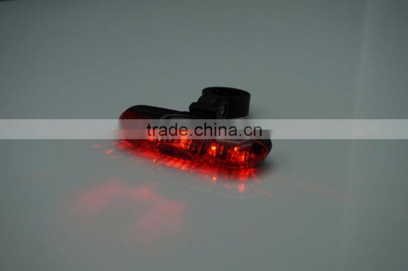 Wholesale of flashing bicycle tail Light,5 super bright red LED