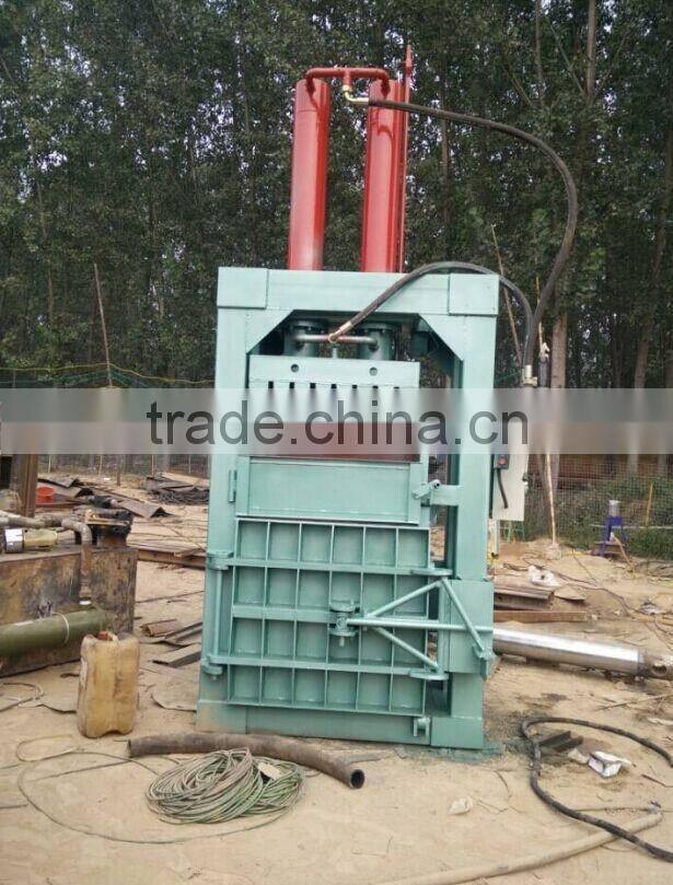 Industrial vertical hydraulic balers,cardboard baling press machine,hydraulic cotton bale press machine DY-80T