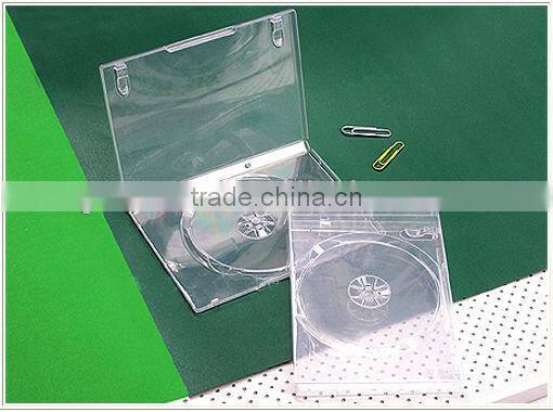 Disc CD DVD cases 14mm with single/Double silm DVD Case
