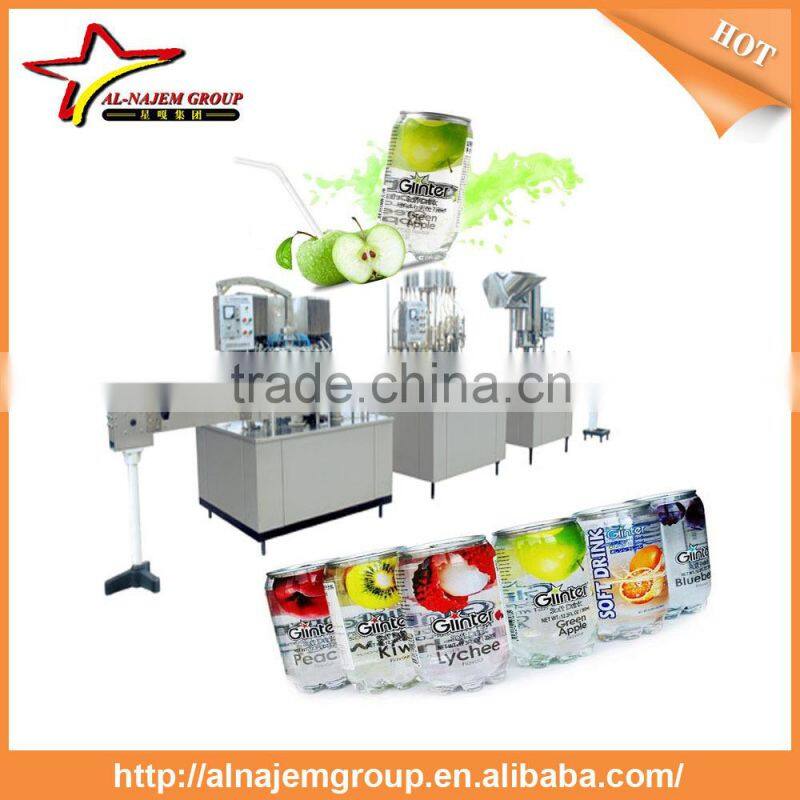 sparkling beverage filling production line washing pulp filling carbonated capping 4-in-1monobloc(CGF16/12/12/6)