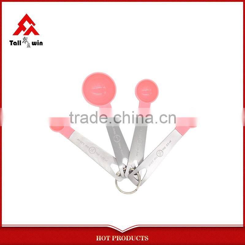 Stainless Steel Handle 5 Piece Nylon Kitchen Utensil Set