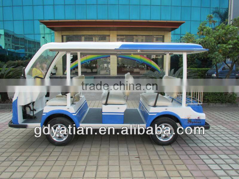 Latest design suitable price tourist mini electric shuttle bus