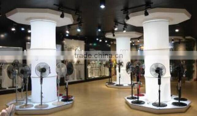 figure 8 oscillation 16 inch LED display remote control electric stand fan