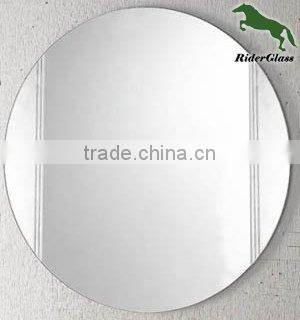 High Quality 1.3mm-6mm Round Colored Mirrors Home Decoration Tinted Float Glass Colored Mirror Glass