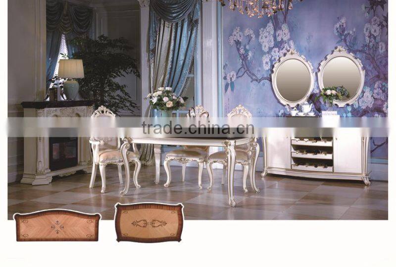 Whose House FurnitureClassic Antique Style White Desk, Executive Desk, Office Desk