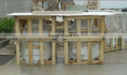 Decorative Marble Stone Girl Statue With Flower