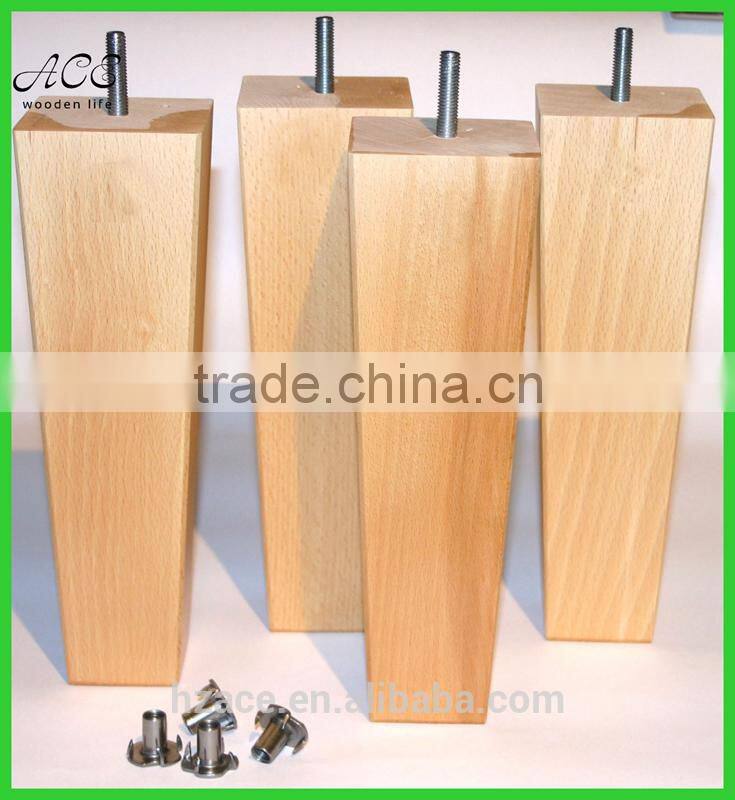 Wooden furniture leg