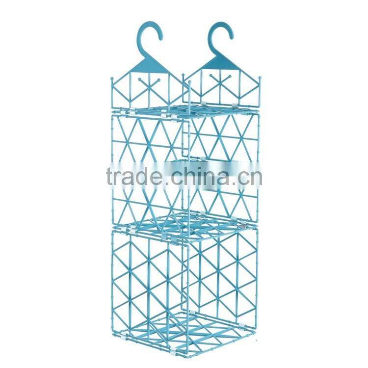 DIY Plastic Hanging Storage Organizer