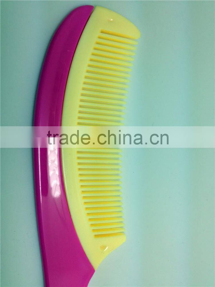 Plastic Double Color Hair Advanced Horn Comb