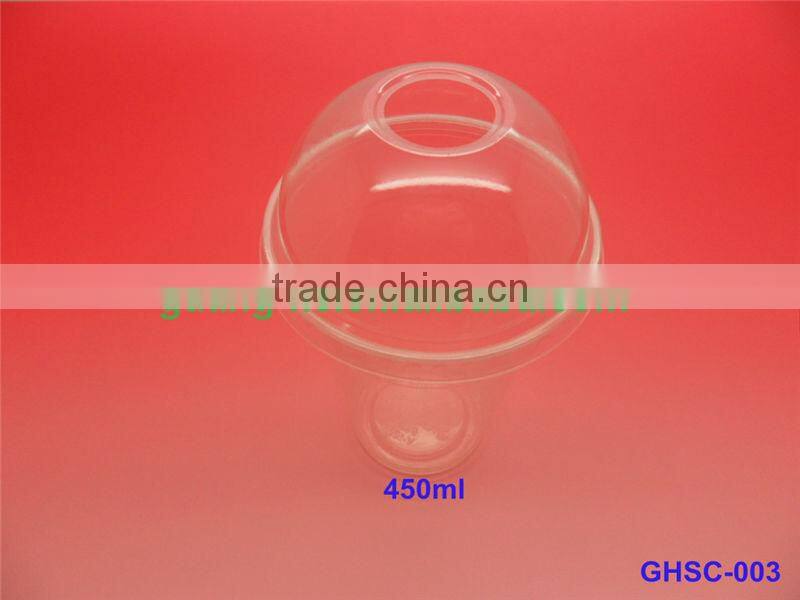 biodegradable PLA plastic ice cream cup/cold cup---100% biodegradable and compostable