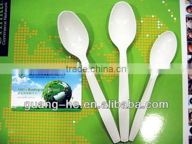 Disposable100% biodegradable eco-friendly material PLA cutlery/pla utensil