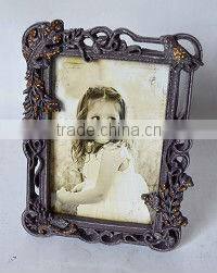 White baroque picture frame resin picture frame with good price