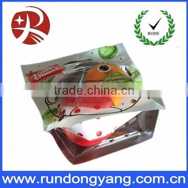 Stand up pouch plastic fruit packaging bag