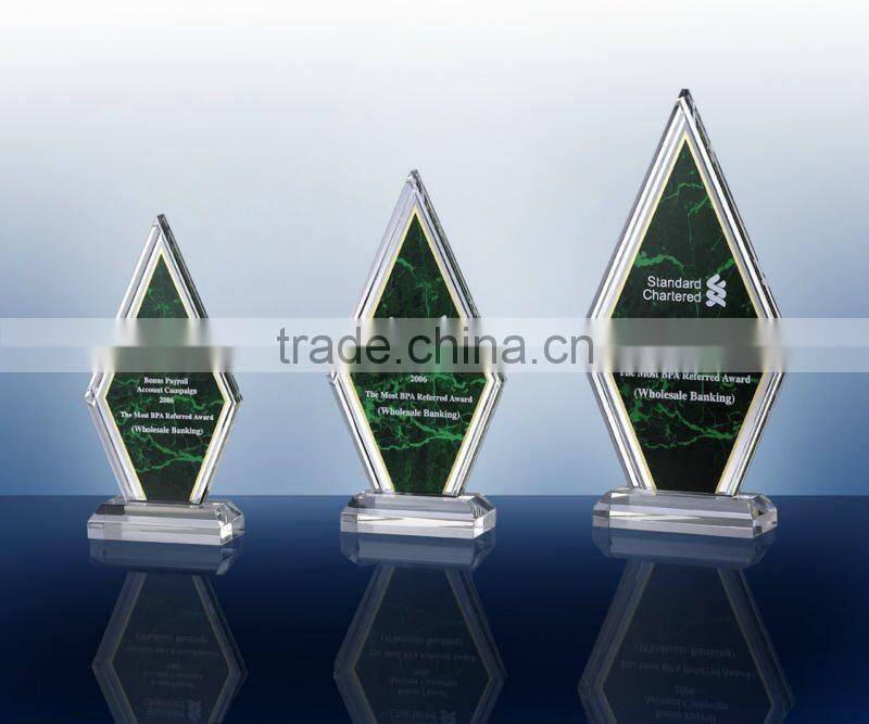 Acrylic trophy design/clear factory shield award trophy new design acrylic awards and trophies