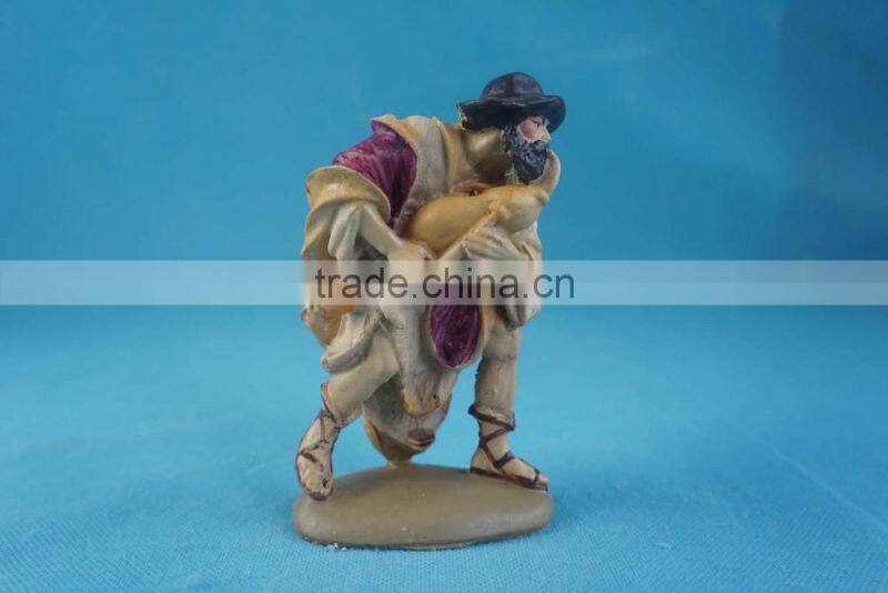 Polyresin sculpture as new home christmas ornament, interior decoration sculpture with different figures