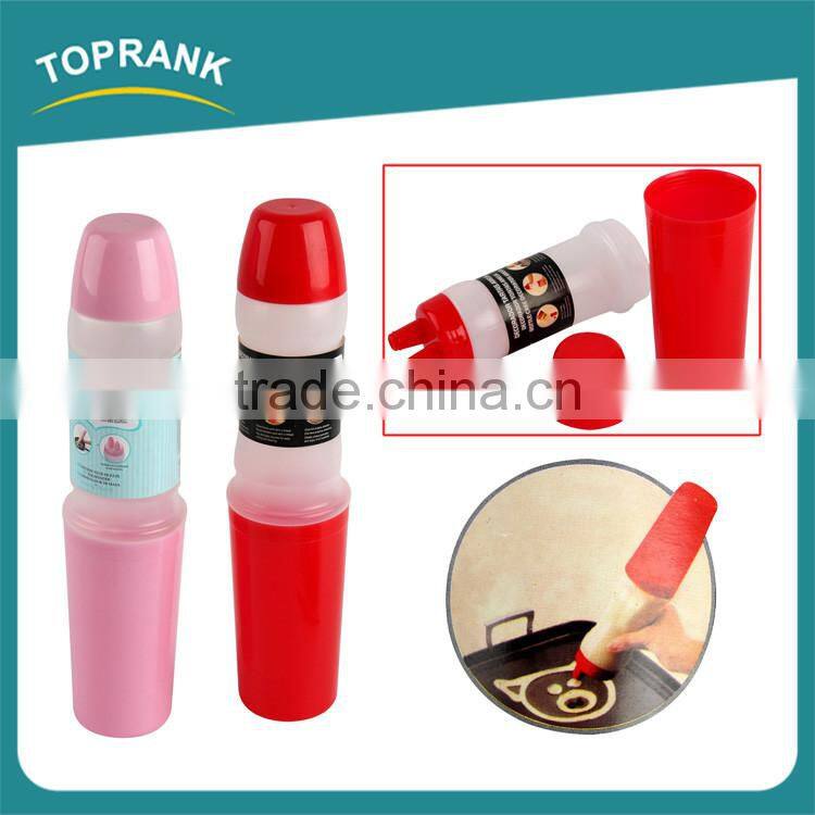 Batter dispenser cake decoration cream batter large food grade plastic squeeze bottle
