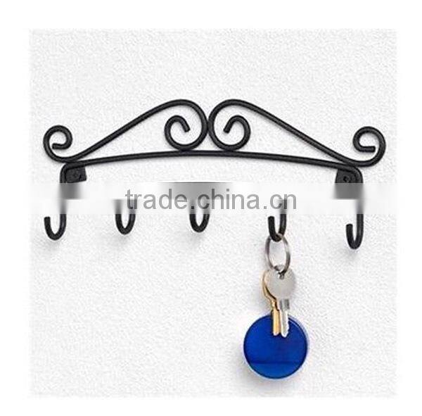 5 Hook Powder coated Hanging Clothes Coat Rack