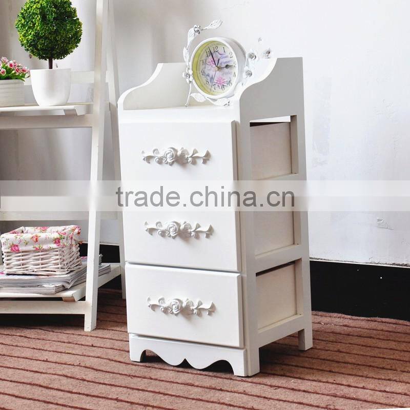 White color high grade modern Wooden storage cabinet