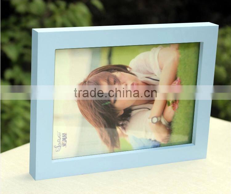 2015 hot sell creative Wooden picture frame for kids