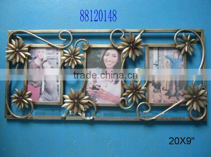 Metal family tree photo frame