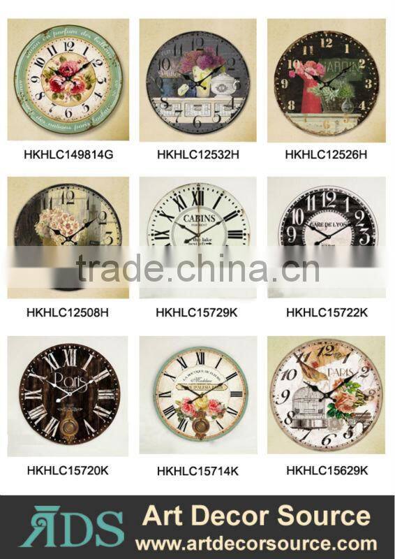 Rusty metal Desk Clock