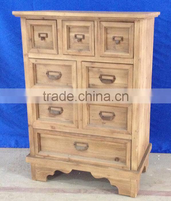 2015 Decorative vintage wood cabinet with nice carving pattern